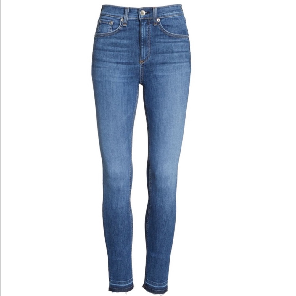 rag & bone/JEAN Capri Jeans in Clean Lily Dale